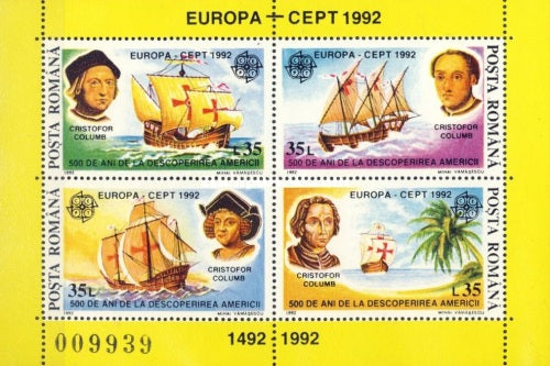 Collectibles Stamps | Romania Stamps 1992 Europa CEPT Columbus 500 years - top quality Stamps approved by www.postcardsmarket.com specialists