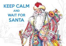 Photo: Keep Calm and Wait for Santa - special edition postcard (bundle x 5 pieces) - top quality approved by www.postcardsmarket.com specialists