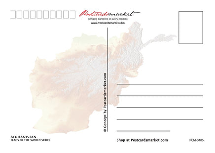 Asia | AFGHANISTAN - FW (country No. 37) - top quality approved by www.postcardsmarket.com specialists