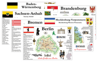Collector's pack: Europe | Germany States - All Pack 16 Federal States + Germany - MOTW - top quality approved by www.postcardsmarket.com specialists