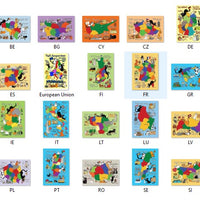 Collector's pack: All Titina & Friends Travelling EU pack of 28 postcards - top quality approved by www.postcardsmarket.com specialists