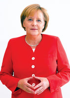 Photo Famous People: Angela Merkel - official portrait (bundle x 5 pieces) - top quality approved by www.postcardsmarket.com specialists