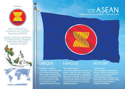 Asia | ASEAN - FW - top quality approved by www.postcardsmarket.com specialists