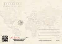 
              Austria Map Postcard World Explorer PWE - top quality approved by www.postcardsmarket.com specialists
            