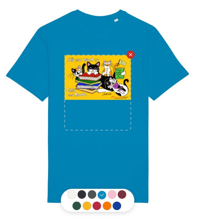 Custom Made T-shirt with your favorite design (UNISEX) - top quality approved by Postcards Market specialists