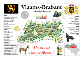 Europe | Belgium Province - Flemish Brabant MOTW (Vlaams Brabant) - top quality approved by www.postcardsmarket.com specialists
