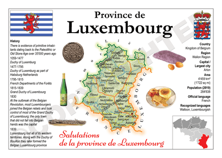 Europe | Belgium Province - Luxembourg MOTW - top quality approved by www.postcardsmarket.com specialists