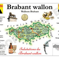 Europe | Belgium Province - Walloon Brabant MOTW - top quality approved by www.postcardsmarket.com specialists
