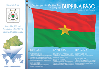 AFRICA | BURKINA FASO - FW (country No. 58) - top quality approved by www.postcardsmarket.com specialists