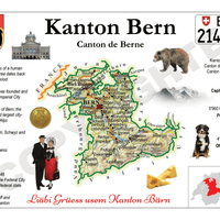 Europe | Swiss Cantons 002 - Bern MOTW - top quality approved by www.postcardsmarket.com specialists