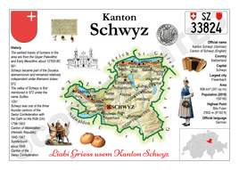 Europe | Swiss Cantons 005 - Schwyz MOTW - top quality approved by www.postcardsmarket.com specialists