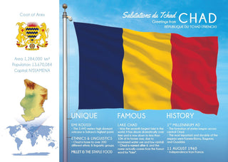 AFRICA | CHAD - FW (country No. 71) - top quality approved by www.postcardsmarket.com specialists