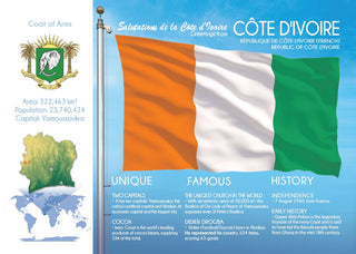 AFRICA | IVORY COAST - Côte d'Ivoire FW (country No. 53) - top quality approved by www.postcardsmarket.com specialists