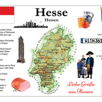 Europe | Germany States - Hesse _ Hessen MOTW - top quality approved by www.postcardsmarket.com specialists