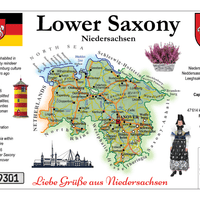 Europe | Germany States - Lower Saxony _ Niedersachsen MOTW - top quality approved by www.postcardsmarket.com specialists