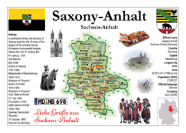 Europe | Germany States - Saxony-Anhalt _ Sachsen-Anhalt MOTW - top quality approved by www.postcardsmarket.com specialists