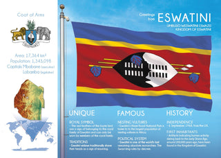 AFRICA | ESWATINI (SWAZILAND) - FW (country No. 156) - top quality approved by www.postcardsmarket.com specialists