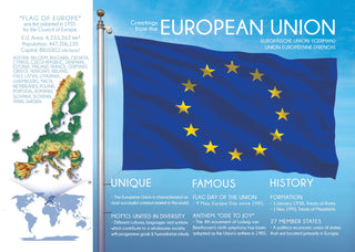 Europe | EUROPEAN UNION - FW (Update Brexit) - top quality approved by www.postcardsmarket.com specialists
