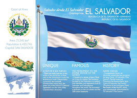 North America | EL SALVADOR - FW (country No. 110) - top quality approved by www.postcardsmarket.com specialists