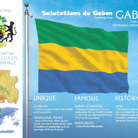 AFRICA | GABON - FW (country No. 143) - top quality approved by www.postcardsmarket.com specialists