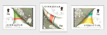 * Stamps | Gibraltar 1992 Round the World Yacht Rally - top quality approved by www.postcardsmarket.com specialists