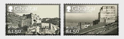 * Stamps | Gibraltar 2017 Europa stamps - Castles - Gibraltar stamps - top quality approved by www.postcardsmarket.com specialists