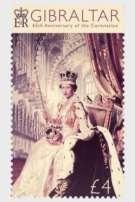* Stamps | Gibraltar 2018 65th Anniversary of the Coronation - Gibraltar stamps - top quality approved by www.postcardsmarket.com specialists