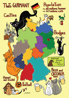 Drawings: 5 x Titina and Friends - Germany (bundle of 5 cards) - top quality approved by www.postcardsmarket.com specialists
