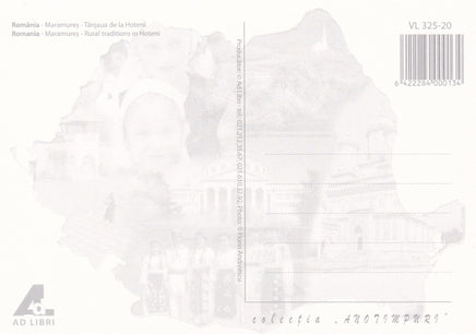 Market Corner: Bundle of 3 x LAD Romania - Maramures Rural traditions in Horeni VL 325-20 - top quality approved by www.postcardsmarket.com specialists