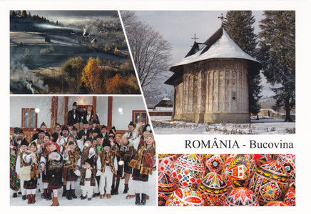 Market Corner: Bundle of 3 x LAD Romania - Bucovina multi-view - top quality approved by www.postcardsmarket.com specialists