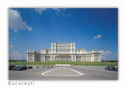 Market Corner: Bundle of 3 x LAD Romania - Bucharest - Palace of Parliament and Constitutiei Square - top quality approved by www.postcardsmarket.com specialists