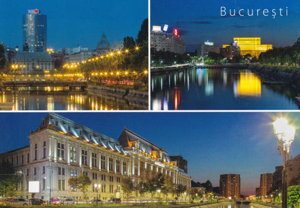 Market Corner: Bundle of 3 x LAD Romania - Bucharest - Dambovita river - top quality approved by www.postcardsmarket.com specialists
