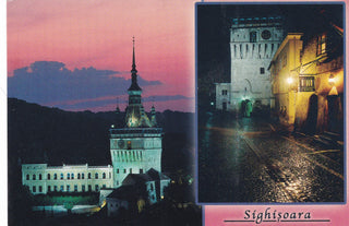Market Corner: Bundle of 5 x LAD Romania -Sighisoara The Clock Tower N258-17 UNESCO list - top quality approved by www.postcardsmarket.com specialists