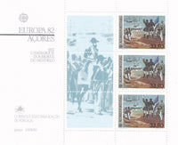 * Stamps | Europa 1982 Portugal stamps Europa CEPT Historical Events Souvenir Sheets (Portugal, Madeira, Azores) - top quality approved by www.postcardsmarket.com specialists