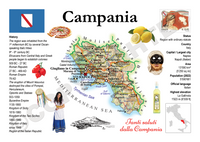Europe | Italy Regions MOTW - Campania - top quality approved by www.postcardsmarket.com specialists