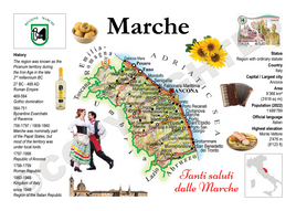 Europe | Italy Regions MOTW - Marche - top quality approved by www.postcardsmarket.com specialists