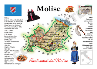 Europe | Italy Regions MOTW - Molise - top quality approved by www.postcardsmarket.com specialists
