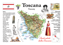 Europe | Italy Regions MOTW - Toscana - top quality approved by www.postcardsmarket.com specialists