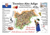 Europe | Italy Regions MOTW - Trentino-Alto Adige - top quality approved by www.postcardsmarket.com specialists