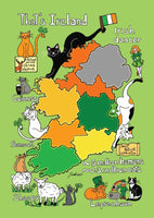 Drawings: 5 x Titina and Friends - Ireland (bundle of 5 cards) - top quality approved by www.postcardsmarket.com specialists