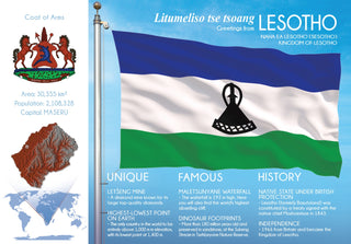 AFRICA | Lesotho - FW (country No. 144) - top quality approved by www.postcardsmarket.com specialists
