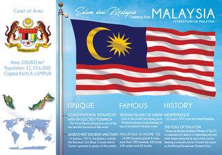 Asia | MALAYSIA - FW (country No. 45) - top quality approved by www.postcardsmarket.com specialists
