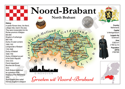 Europe | Netherlands Provinces - North Brabant _ MOTW - top quality approved by www.postcardsmarket.com specialists