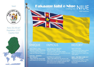 OCEANIA | Niue - FW - top quality approved by www.postcardsmarket.com specialists