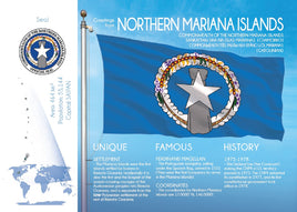Oceania | Northern Mariana Islands - FW - top quality approved by www.postcardsmarket.com specialists