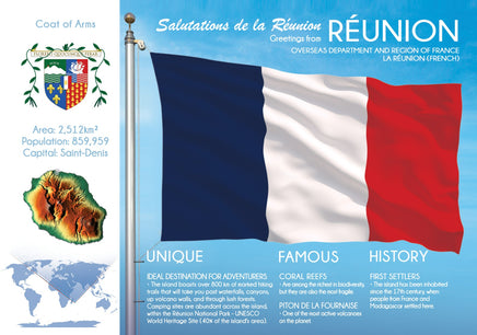 Africa | Reunion (D.O.M. France) - FW - top quality approved by www.postcardsmarket.com specialists