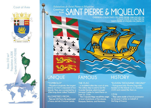 North America | SAINT PIERRE & MIQUELON - FW - top quality approved by www.postcardsmarket.com specialists