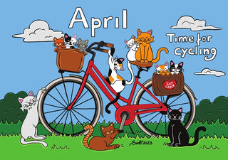 Drawings: Titina and Friends - 4. April (month) T010
