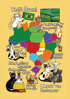 D046 Drawings: 5 x Titina and Friends - Brazil (bundle of 5 cards) - top quality approved by www.postcardsmarket.com specialists