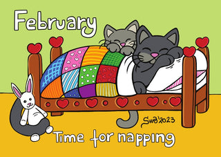 Drawings: Titina and Friends - 2. February (month) T010